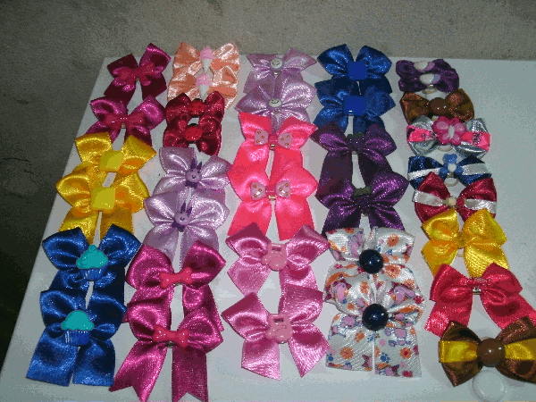 25 pares de laços 4,0 x 3,5