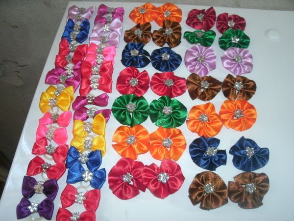 50 pares de mini laços ou mini rococós